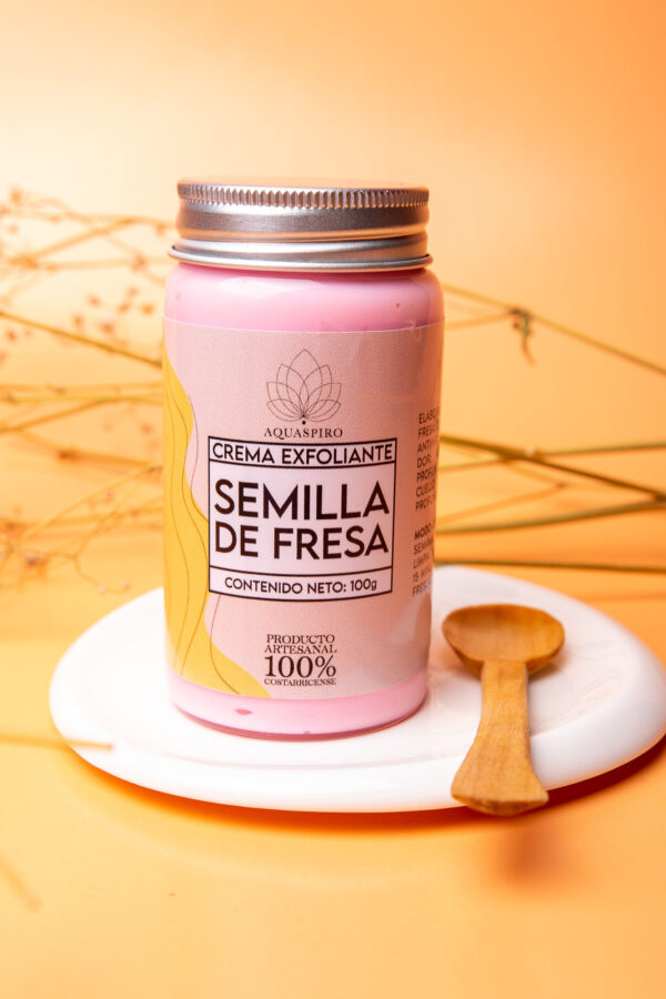 Crema exfoliante de Fresa