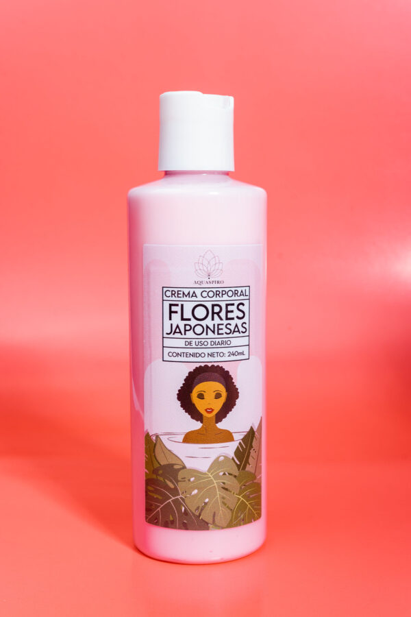 Crema corporal de Flores Japonesas