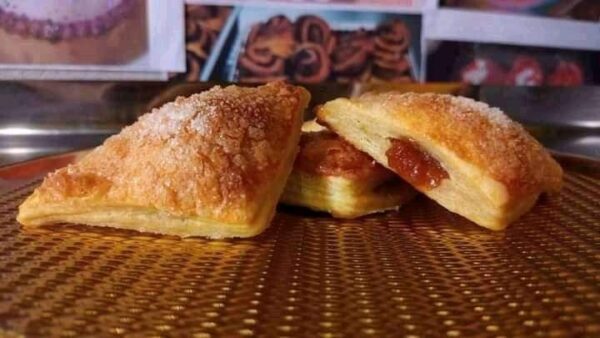 Pañuelito de dulce de leche o crema pasteler