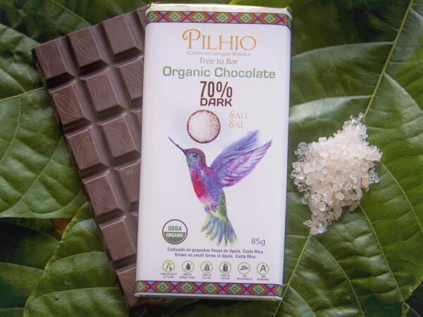 Chocolate Orgánico con Sal Marina 85g.